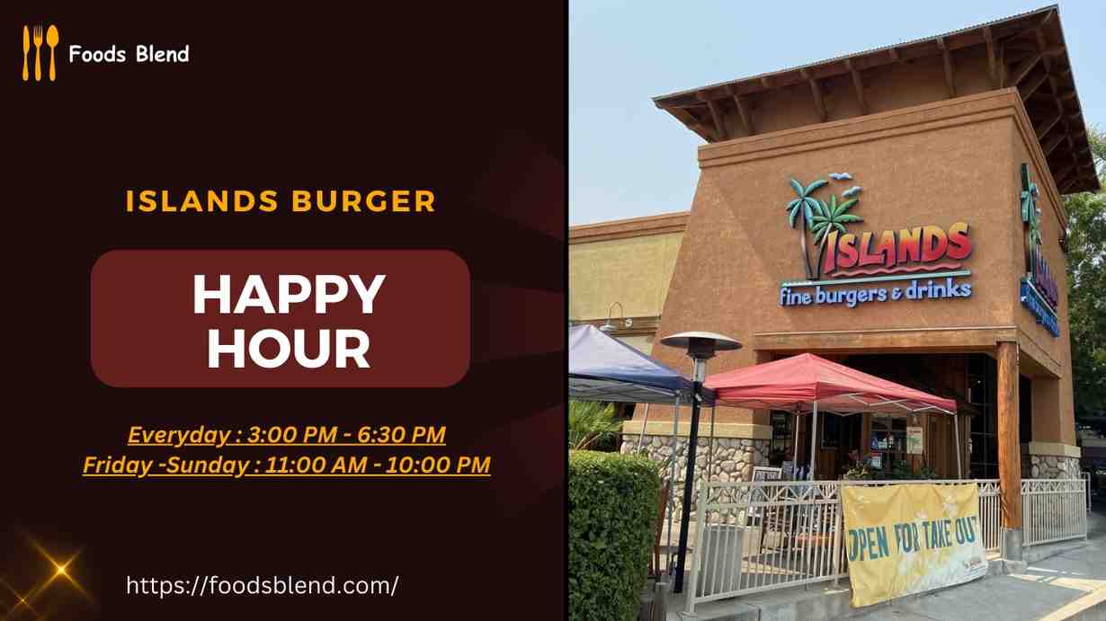 Island Burger Happy Hour Time Menu & Prices Guide 2024