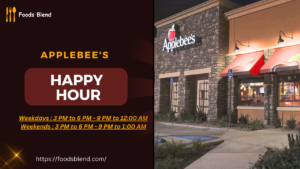 Applebee's Happy Hour Times | Menu, Prices and Deals 2024